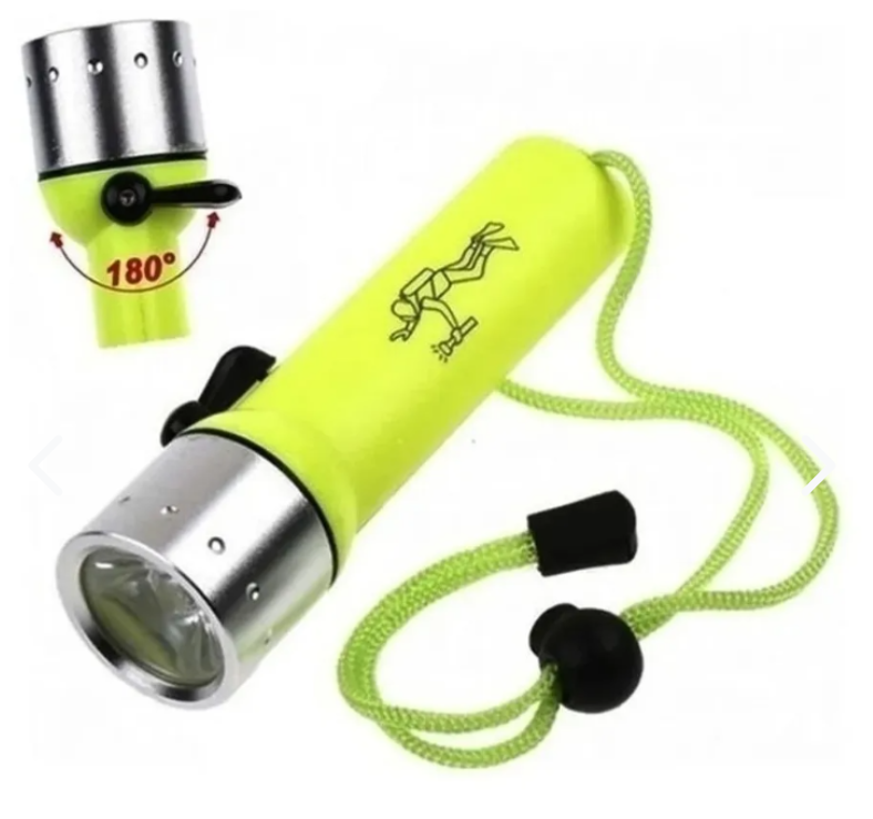 Miniatura 3 de Linterna Acuatica Buceo Mano Sumergible